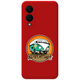 Funda Silicona Líquida Roja para Samsung Galaxy S25 Edge...