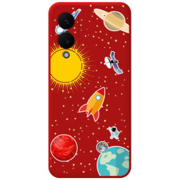 Funda Silicona Líquida Roja para Samsung Galaxy S25 Edge...