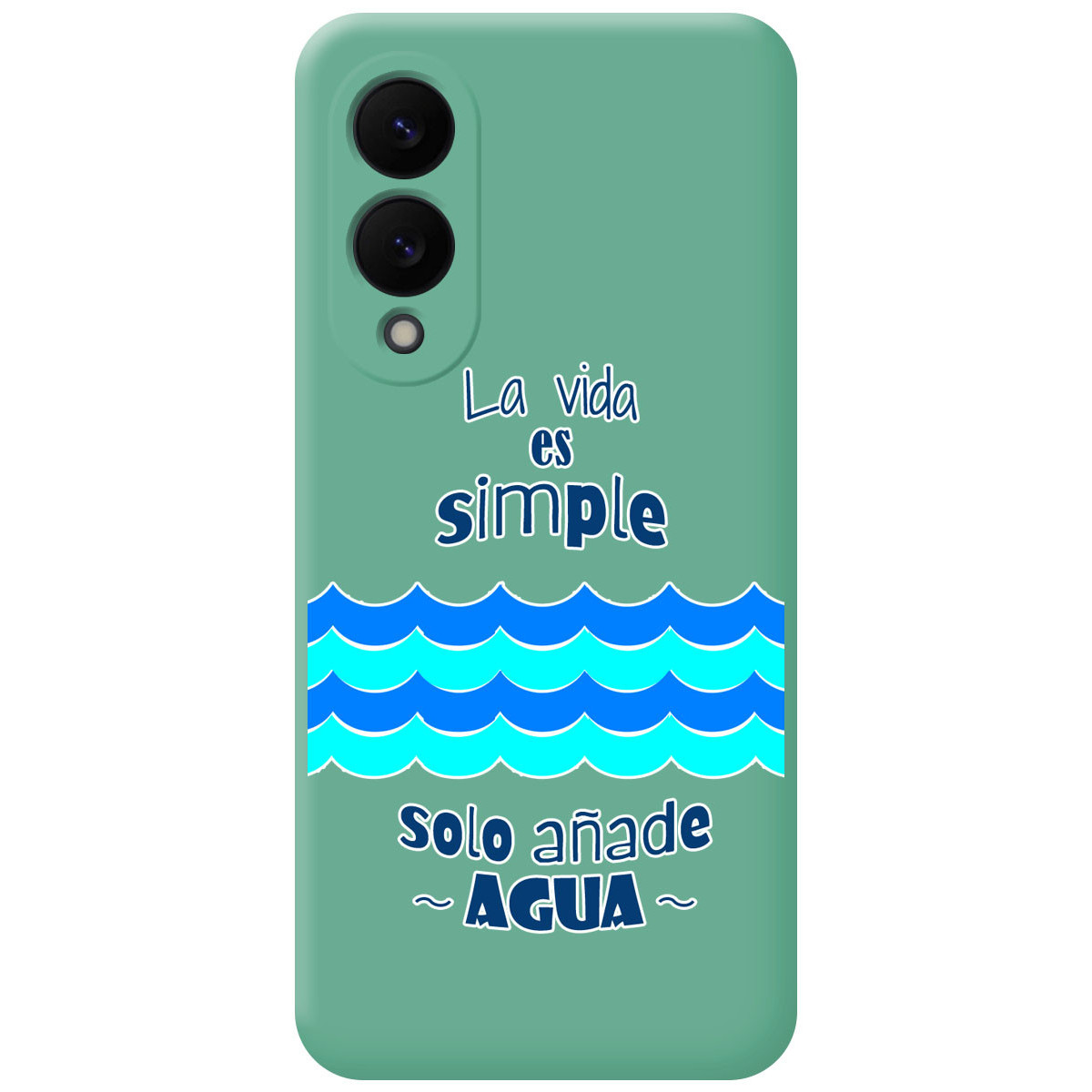 Funda Silicona Líquida Verde para Samsung...
