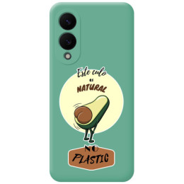 Funda Silicona Líquida Verde para Samsung Galaxy S25 Edge...