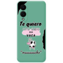 Funda Silicona Líquida Verde para Samsung Galaxy S25 Edge 5G diseño Vaca Dibujos