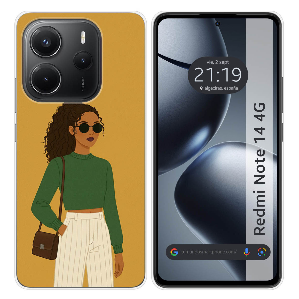 Funda Silicona para Xiaomi Redmi Note 14 4G...