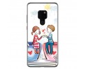 Funda Gel Tpu para Huawei Mate 20 Diseño Café Dibujos