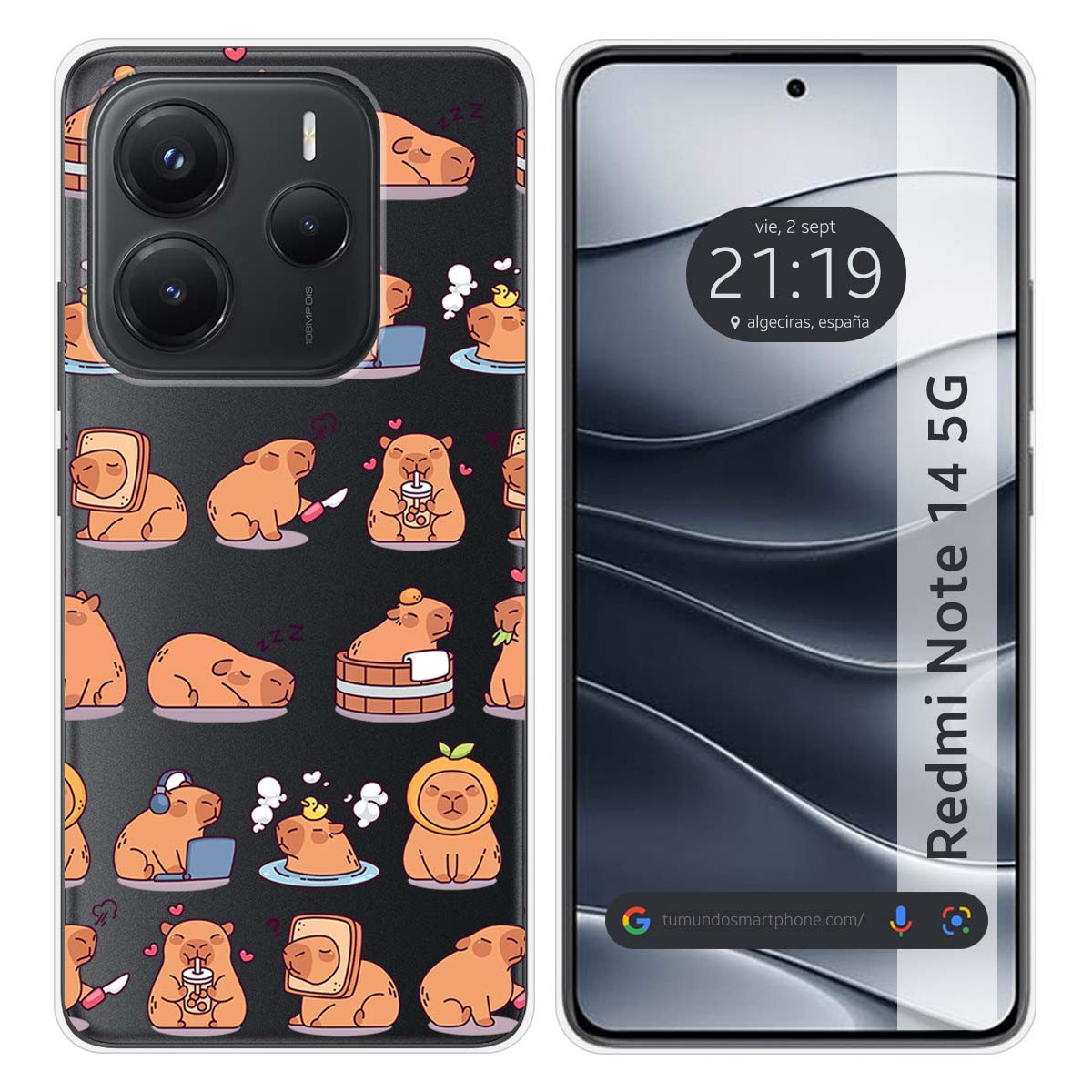 Funda Silicona Transparente para Xiaomi Redmi...