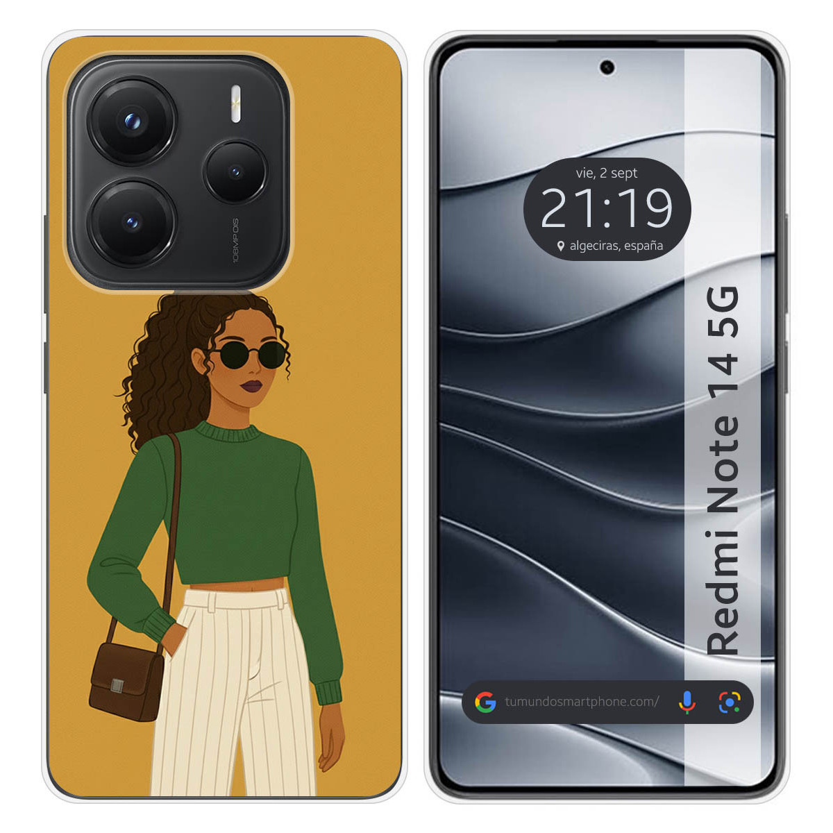 Funda Silicona para Xiaomi Redmi Note 14 5G...