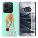 Funda Silicona para Xiaomi Redmi Note 14 5G diseño Mujer 07 Dibujos