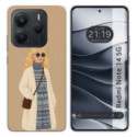 Funda Silicona para Xiaomi Redmi Note 14 5G diseño Mujer 10 Dibujos