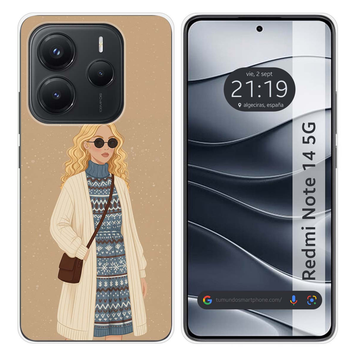 Funda Silicona para Xiaomi Redmi Note 14 5G...