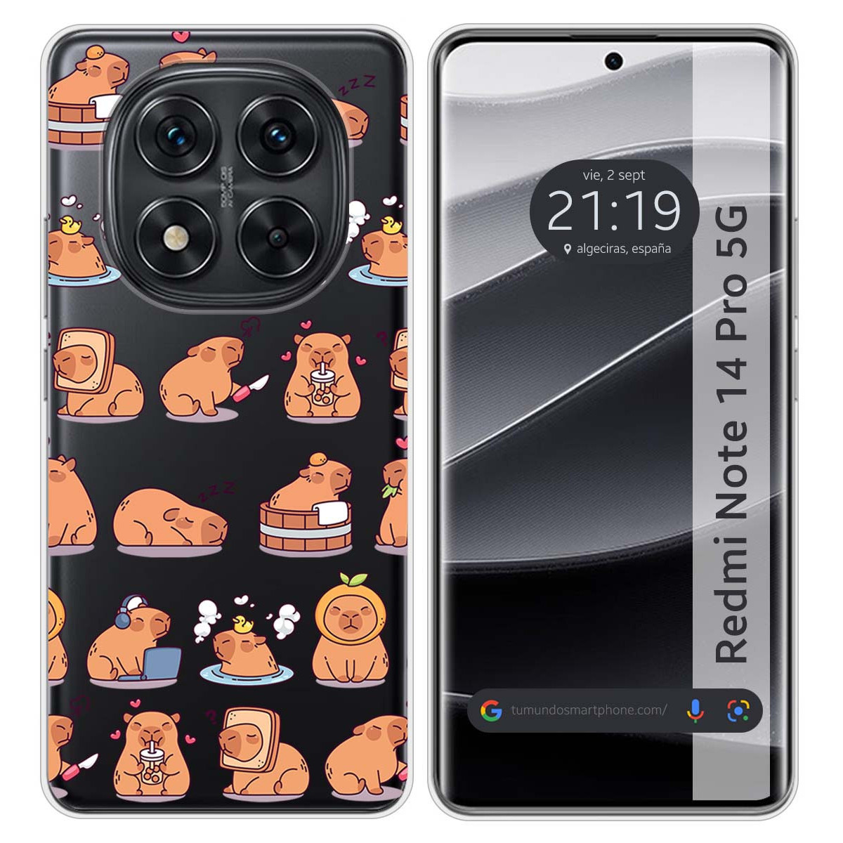 Funda Silicona Transparente para Xiaomi Redmi...