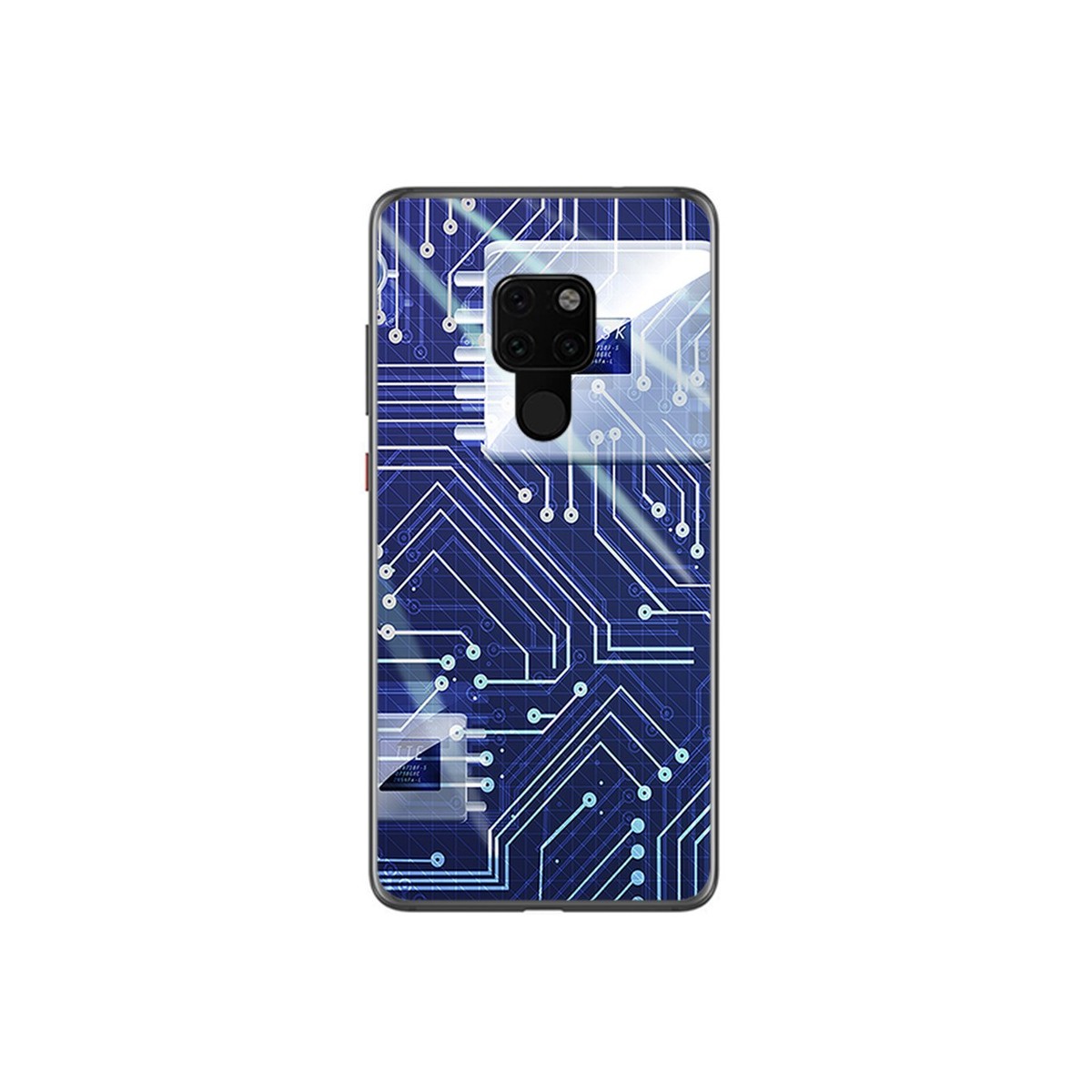 Funda Gel Tpu para Huawei Mate 20 Diseño Circuito Dibujos