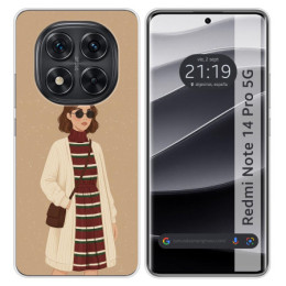 Funda Silicona para Xiaomi Redmi Note 14 Pro 5G diseño...