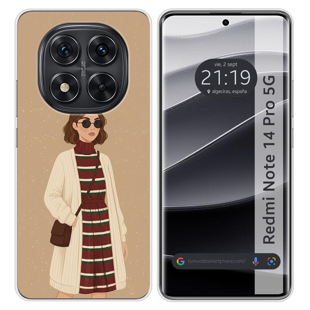 Funda Silicona para Xiaomi Redmi Note 14 Pro 5G...