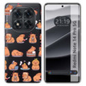 Funda Silicona Transparente para Xiaomi Redmi Note 14 Pro 4G diseño Capibara 01 Dibujos