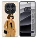 Funda Silicona para Xiaomi Redmi Note 14 Pro 4G diseño Mujer 01 Dibujos