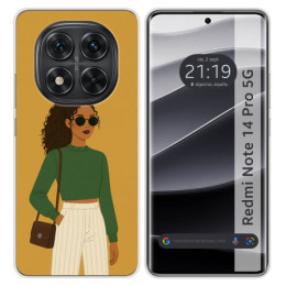 Funda Silicona para Xiaomi Redmi Note 14 Pro 4G diseño...