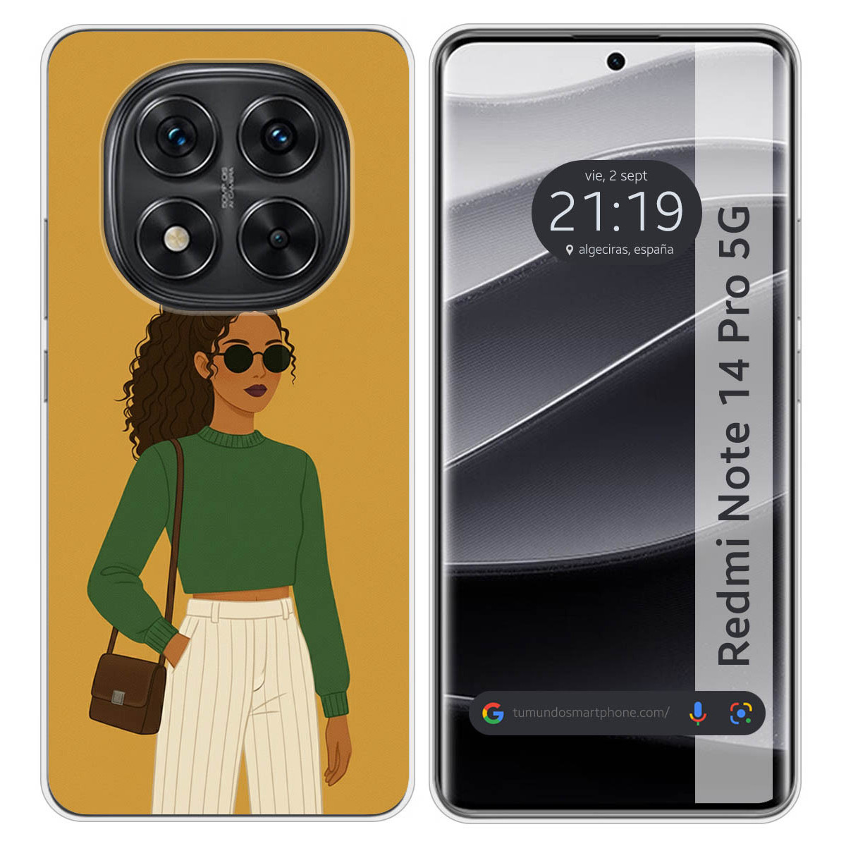 Funda Silicona para Xiaomi Redmi Note 14 Pro 4G...