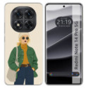 Funda Silicona para Xiaomi Redmi Note 14 Pro 4G diseño Mujer 03 Dibujos