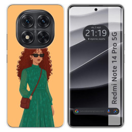 Funda Silicona para Xiaomi Redmi Note 14 Pro 4G diseño...