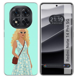 Funda Silicona para Xiaomi Redmi Note 14 Pro 4G diseño...