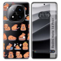Funda Silicona Transparente para Xiaomi Redmi Note 14 Pro+ Plus 5G diseño Capibara 01 Dibujos