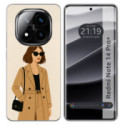 Funda Silicona para Xiaomi Redmi Note 14 Pro+ Plus 5G diseño Mujer 01 Dibujos