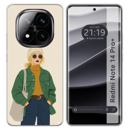 Funda Silicona para Xiaomi Redmi Note 14 Pro+ Plus 5G...