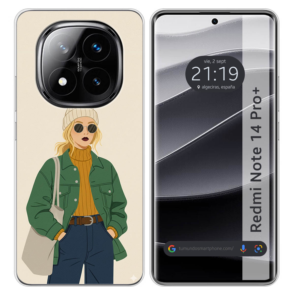 Funda Silicona para Xiaomi Redmi Note 14 Pro+...