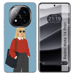 Funda Silicona para Xiaomi Redmi Note 14 Pro+ Plus 5G...