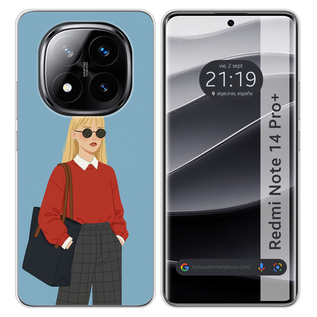 Funda Silicona para Xiaomi Redmi Note 14 Pro+...