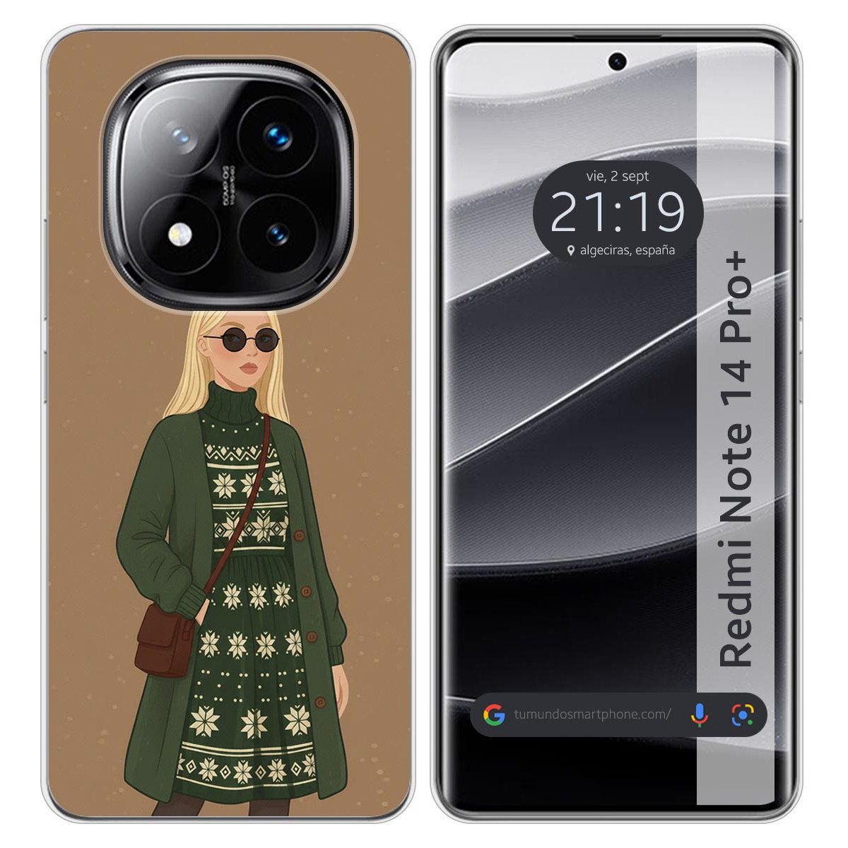 Funda Silicona para Xiaomi Redmi Note 14 Pro+...