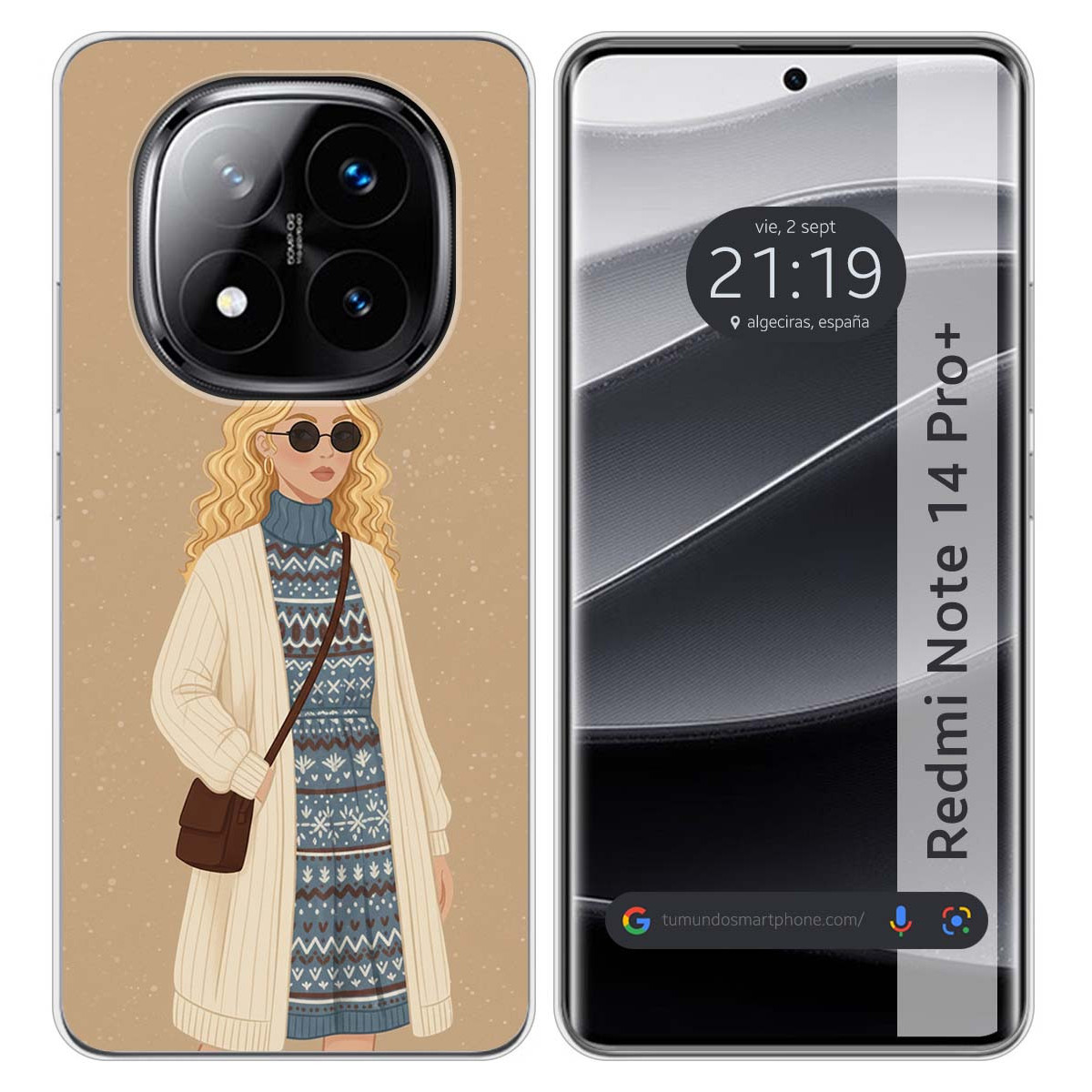 Funda Silicona para Xiaomi Redmi Note 14 Pro+...