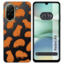 Funda Silicona Transparente para Xiaomi Redmi A5 diseño Capibara 02 Dibujos