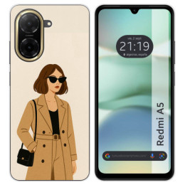 Funda Silicona para Xiaomi Redmi A5 diseño Mujer 01 Dibujos