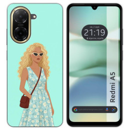 Funda Silicona para Xiaomi Redmi A5 diseño Mujer 07 Dibujos