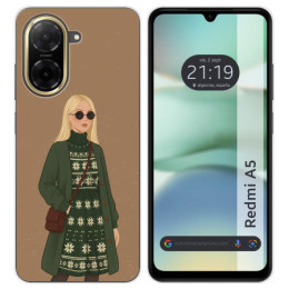Funda Silicona para Xiaomi Redmi A5 diseño Mujer 08 Dibujos