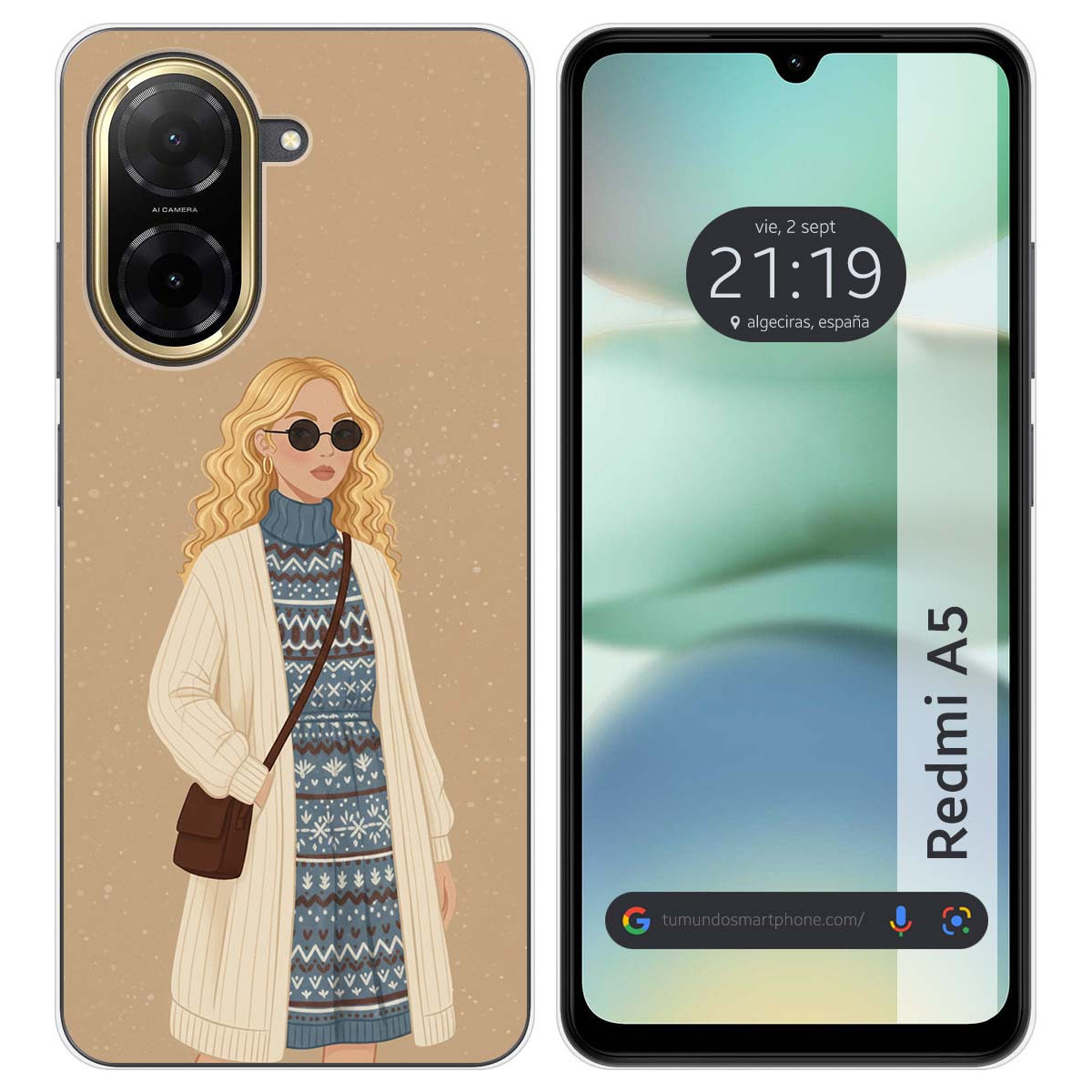 Funda Silicona para Xiaomi Redmi A5 diseño...