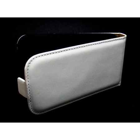 Funda Piel Premium Samsung Galaxy Ace 3 S7270 / S7272 / S7275 Blanca