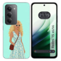 Funda Silicona para Xiaomi Redmi 15 4G / 5G diseño Mujer 07 Dibujos