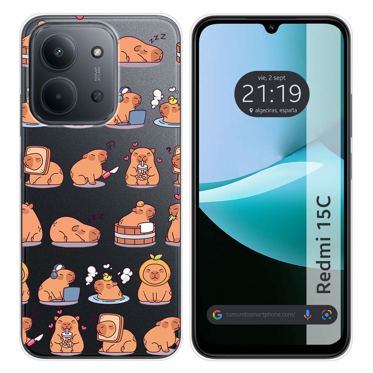 Funda Silicona Transparente para Xiaomi Redmi...