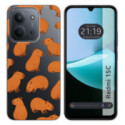 Funda Silicona Transparente para Xiaomi Redmi 15C 4G / 5G diseño Capibara 02 Dibujos