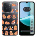 Funda Silicona Transparente para Xiaomi Poco C85 diseño Capibara 01 Dibujos