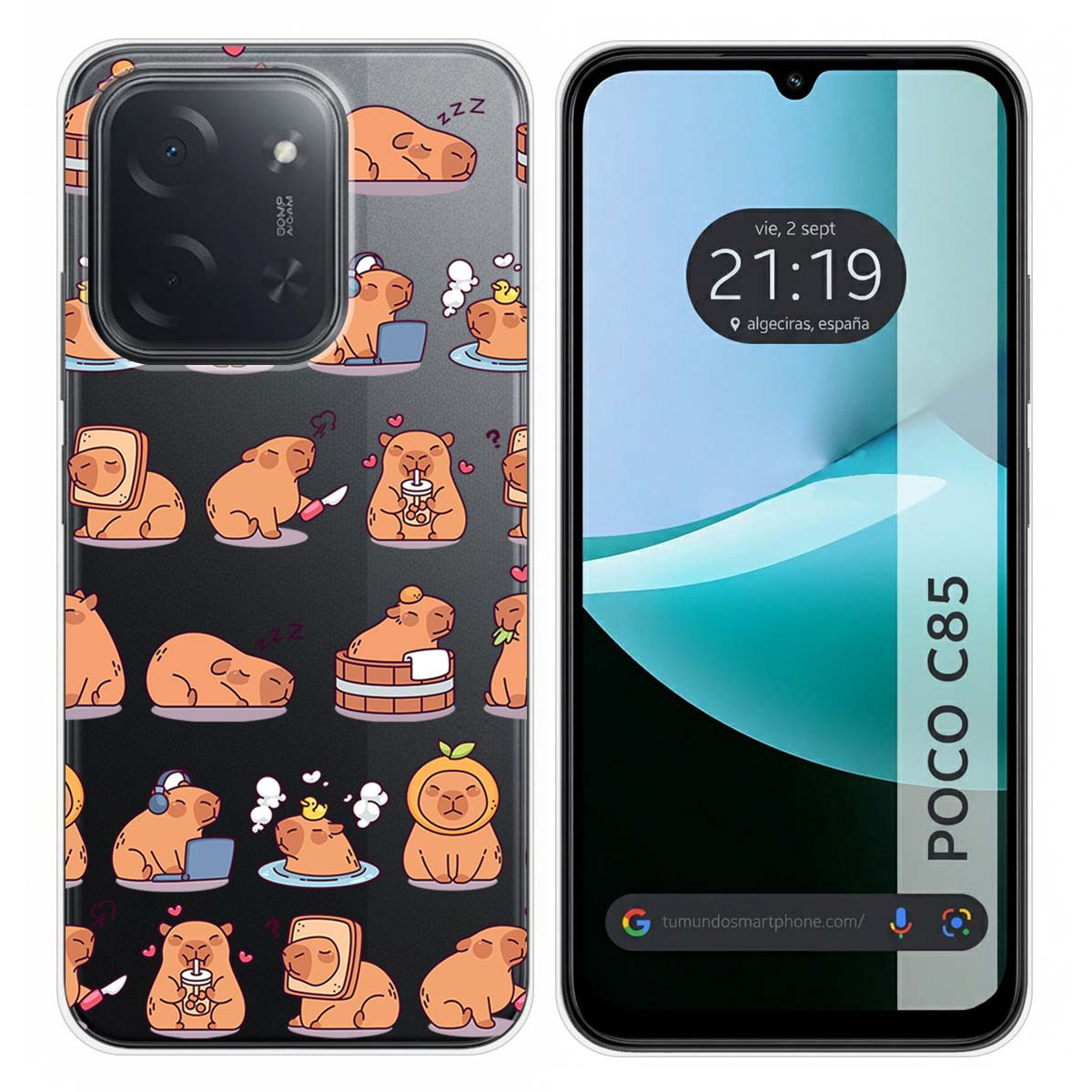 Funda Silicona Transparente para Xiaomi Poco...