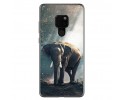 Funda Gel Tpu para Huawei Mate 20 Diseño Elefante Dibujos