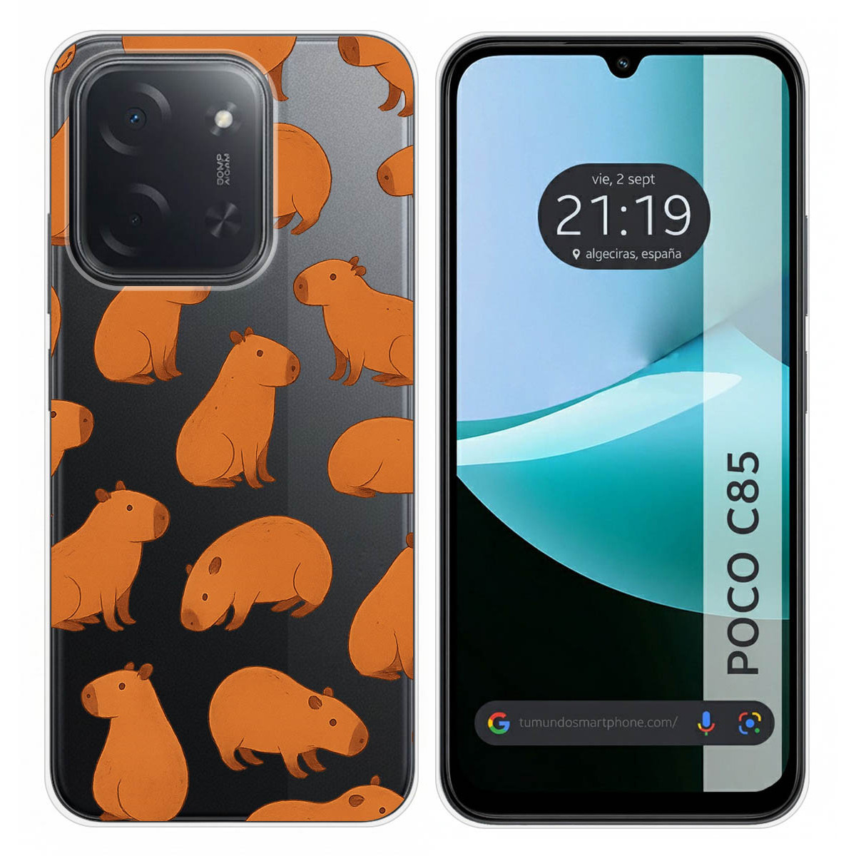 Funda Silicona Transparente para Xiaomi Poco...