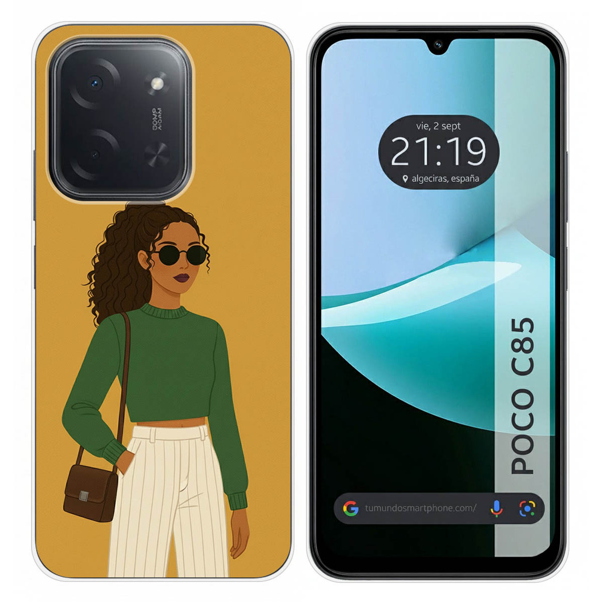 Funda Silicona para Xiaomi Poco C85 diseño...