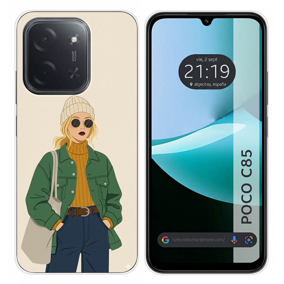 Funda Silicona para Xiaomi Poco C85 diseño...