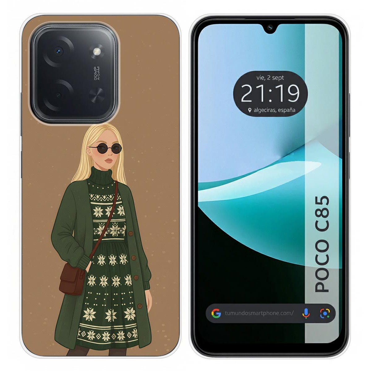 Funda Silicona para Xiaomi Poco C85 diseño...