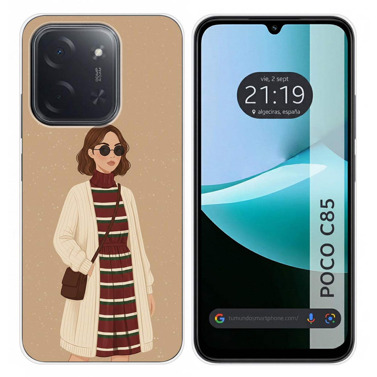 Funda Silicona para Xiaomi Poco C85 diseño...