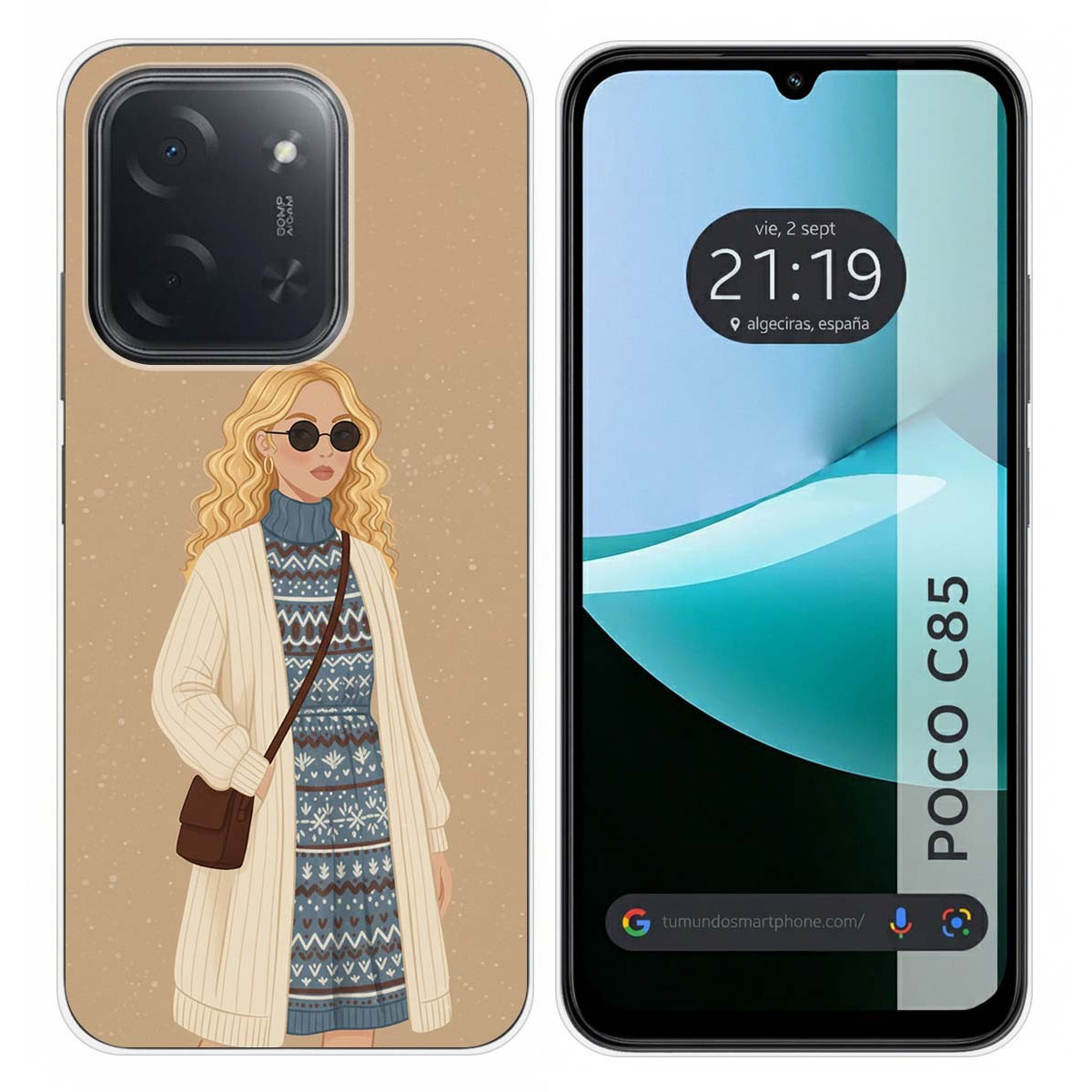 Funda Silicona para Xiaomi Poco C85 diseño...