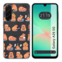 Funda Silicona Transparente para Samsung Galaxy A26 5G diseño Capibara 01 Dibujos